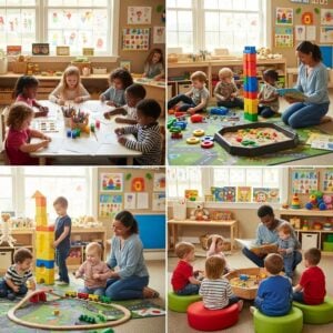 Children engaged in playful learning at Chroma Early Learning Academy in Tyrone, GA